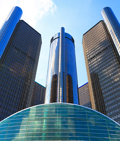 General Motors headquarters in Detroit