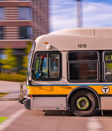 Enel X Boston transit bus