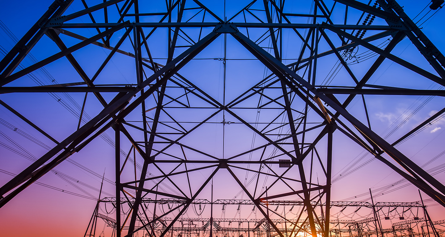Close-up of electrical tower