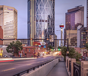 downtown Calgary, Alberta