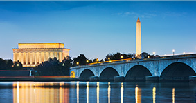 Washington, DC on the river