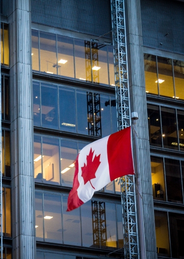 downtown Toronto at night