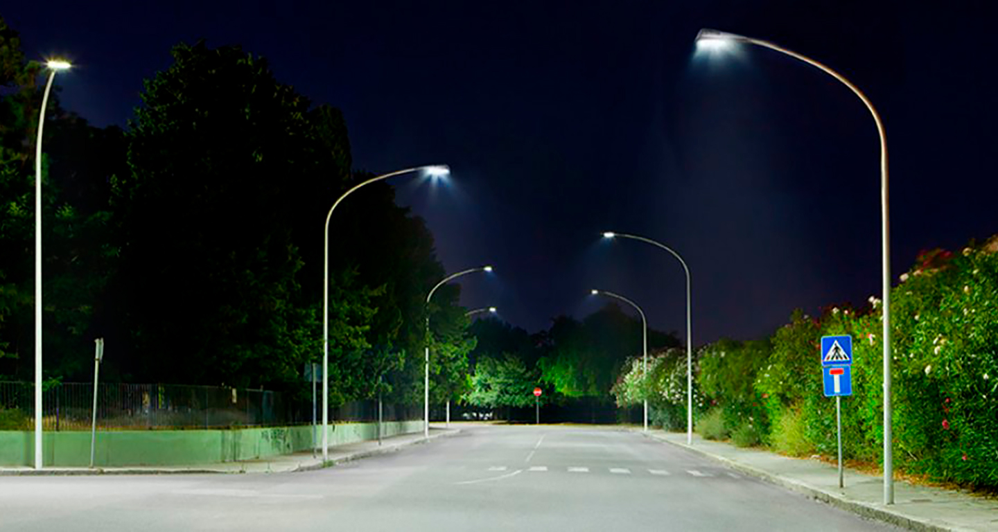 Alumbrado público LED inteligente